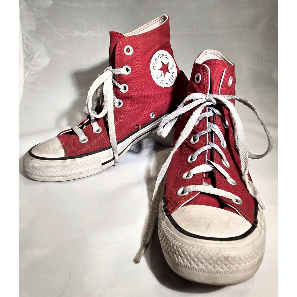 Converse Women's Red High-Top Sneakers